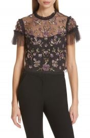 Needle  amp  Thread Carnation Sequin Top   Nordstrom at Nordstrom