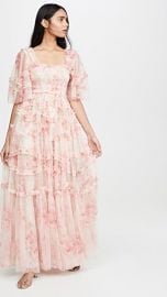 Needle  amp  Thread Ruby Bloom Smocked Gown at Shopbop