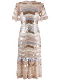 Needle amp Thread Alaska Midi Dress - at Farfetch