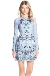 Needle and Thread Embellished Georgette Fit and Flare Dress at Nordstrom