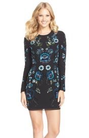 Needle and Thread Embellished Georgette Minidress at Nordstrom