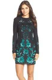 Needle and Thread Embellished Georgette Sheath Dress at Nordstrom