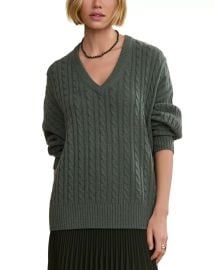 Nell V Neck Wool Cashmere Sweater at Bloomingdales