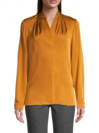 Nellie Silk-Satin Blouse at Saks Fifth Avenue