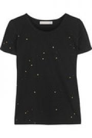 Nelly paint-splattered cotton and modal-blend T-shirt at The Outnet