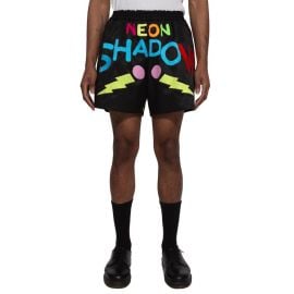 Neon Shadow Shorts Black                       at Congruent Space