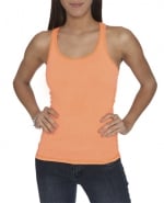 Neon orange tank top at Wet Seal