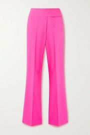 Neon wool-blend pants at Net a Porter