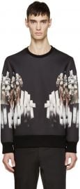 Neoprene Sliced Hercules Sweatshirt by Neil Barrett at Ssence