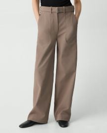 Neoteric Twill Utility Wide-Leg Pant at Theory