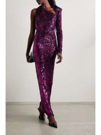 Nervi Susi One sleeve Cutout Sequined Tulle Gown at Net a Porter