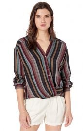 Nessa Lurex Stripe Blouse at Amazon