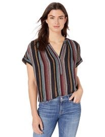 Nessa Lurex Stripe Blouse by Velvet by Graham & Spencer at Amazon