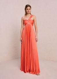 Nessa Satin Pleated Dress at A.L.C.