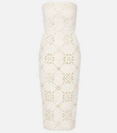 Nettia embroidered cotton midi dress at Mytheresa