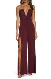 Never Cross Split Leg Jumpsuit at Nordstrom