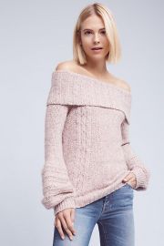 Neves Off-The-Shoulder Pullover at Anthropologie