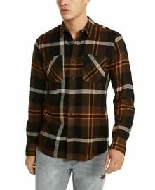 New American Rag Menaposs Size XXL Deep Black Drew Plaid Flannel Button Down Shirt eBay at eBay