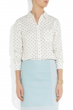 New Boy polka-dot cotton shirt by J Crew at Net a Porter at Net A Porter