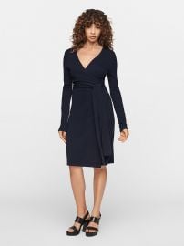 New Linda Wool-Cashmere Wrap Dress at Diane Von Furstenberg