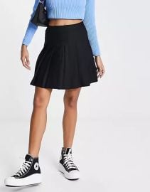 New Look tennis skirt in black at ASOS