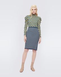 New Remy Mesh Top in Arrowhead ndash at Diane von Furstenberg