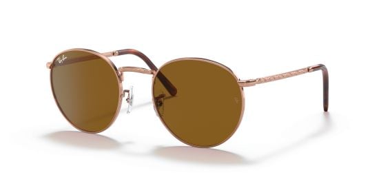 New Round Sunglasses in Rose Gold and Brown - RB3637 Ray-Ban US at Ray Ban