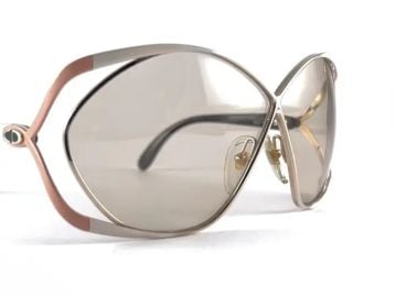 New Vintage Christian Dior 2056 42 Butterfly Style 1980x27s Sunglasses Austria at 1stDibs at 1st Dibs