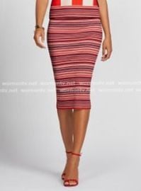 New York Company Stripe Sweater Skirt Gabrielle Union Collection at NY&C