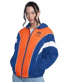 New York Knicks Quarterback Lightweight Oversized Full Zip Jacket at Macys