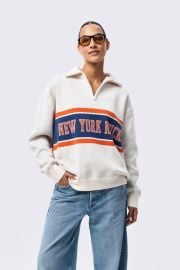 New York Knicks Starter Quarter Zip at Terez