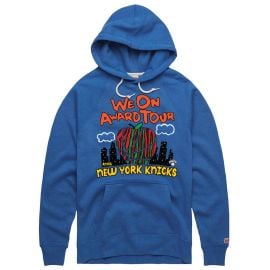 New York Knicks x Homage x A Tribe Called Quest Blue We On Award Tour Tri Blend Hoodie at NBA