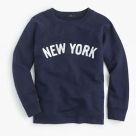 New York sweatshirt at J. Crew