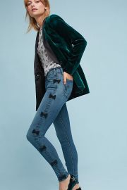 Newton Mid-Rise Skinny Cropped Jeans by McGuire at Anthropologie