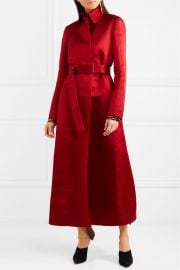 Neyton silk-satin coat by The Row at Net A Porter