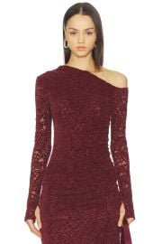 Nia Cleo Top In Cocoa at Revolve