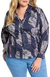Nic Zoe Zebra Stripe Shirt at Nordstrom Rack