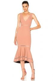 Nicholas Bandage Plunge Midi Dress at Forward