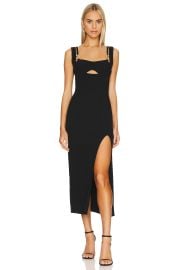 Nicholas Faida Double Rings Rib Knit Midi Dress at Revolve