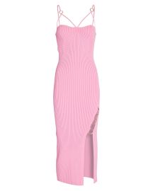 Nicholas Jules Rib Knit Cage Midi Dress at Intermix