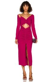 Nicholas Shayla Dress in Magenta at Forward