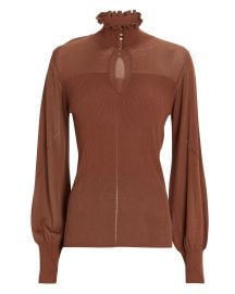 Nicholas Zoya Keyhole Knit Top at Intermix