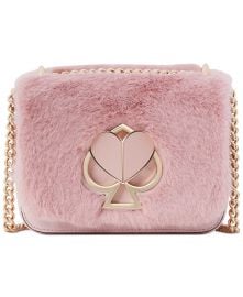 Nicola Faux Fur Twistlock Chain Shoulder Bag by Kate Spade at Macys