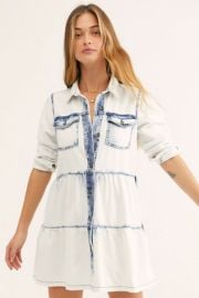 Nicole Denim Shirt Dress at Free People