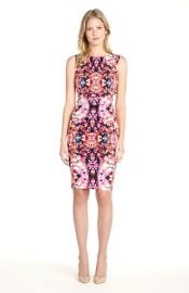 Nicole Miller and39Lauren Water Lilyand39 Cotton Blend Body-Con Dress at Nordstrom