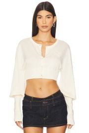 Niihai The Bubble Cardi In Milk at Revolve