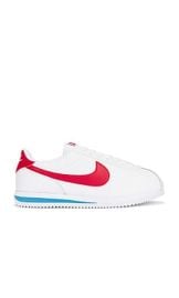 Nike Cortez In White Varsity Red Varsity Blue at Revolve
