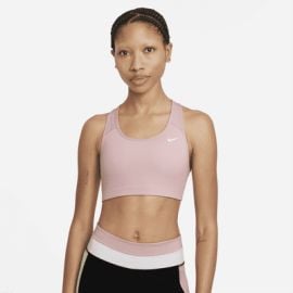 Nike Dri-FIT Swoosh Womenx27s Medium-Support Non-Padded Sports Bra at Nike