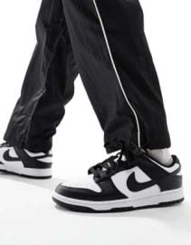 Nike Dunk Low Retro sneakers in black and white at ASOS