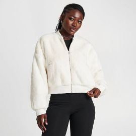 Nike Faux Fur Jacket at Finish Line